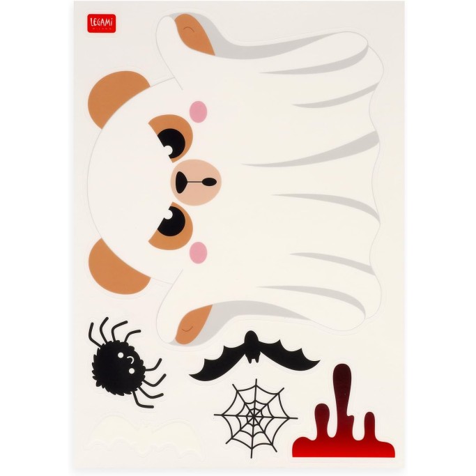 Legami, Halloween Set di 40 Adesivi Elettrostatici per Finestra Windo-Wow