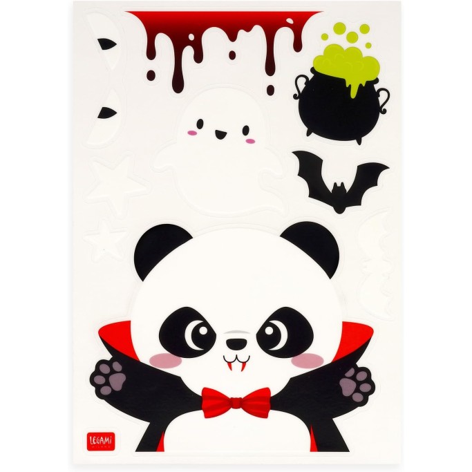 Legami, Halloween Set di 40 Adesivi Elettrostatici per Finestra Windo-Wow