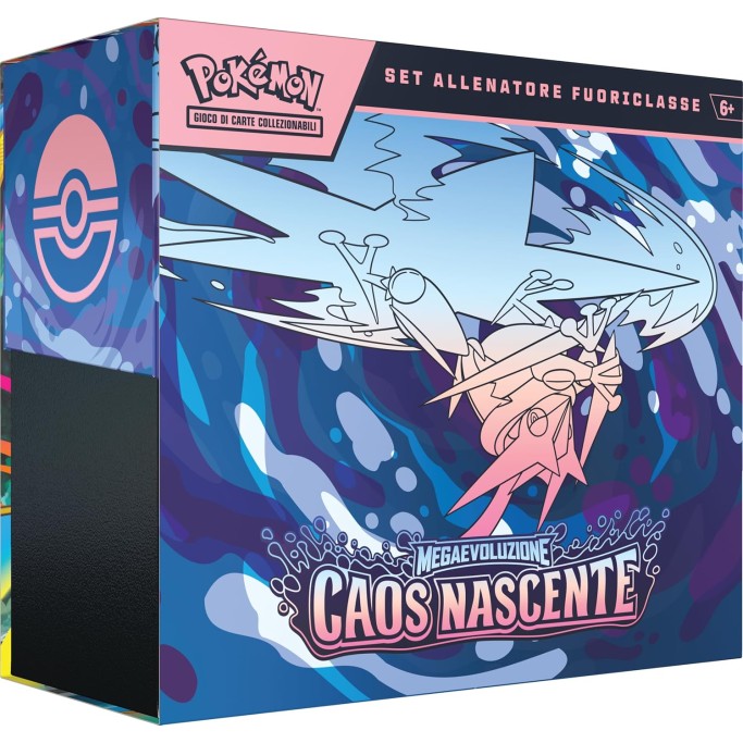 Pokémon, set Allenatore Fuoriclasse dell’espansione Megaevoluzione, Caos Nascente del GCC Pokémon