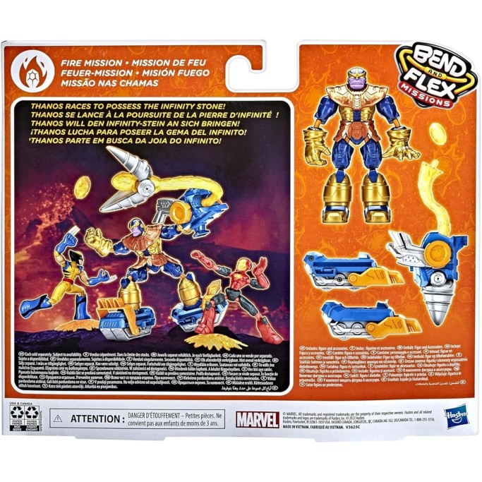 Hasbro Marvel Avengers Bend and Flex Missions