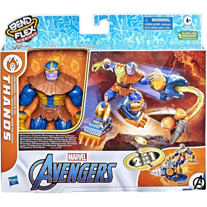 Hasbro Marvel Avengers Bend and Flex Missions