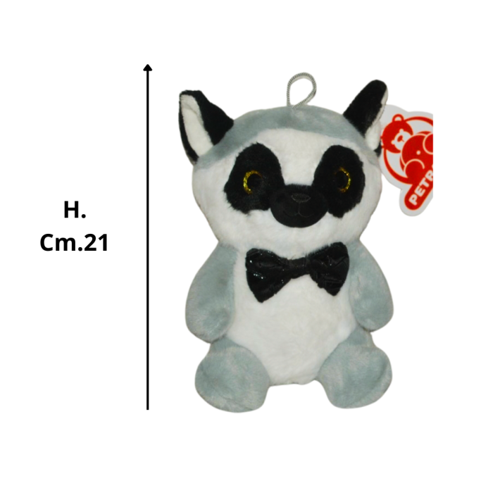 Peluches, Animale papillon nero cm.21