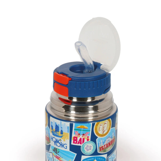 Legami, Borraccia Termica Travel, Tazzina inclusa, capacità max 500 ml
