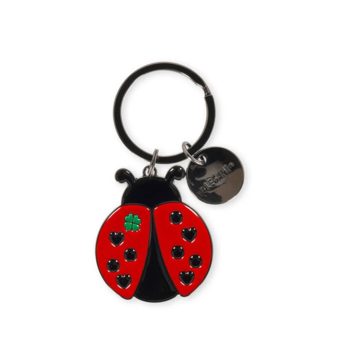 Legami, Portachiavi in Metallo Smaltato, Ladybug, Coccinella, What a Key Ring!