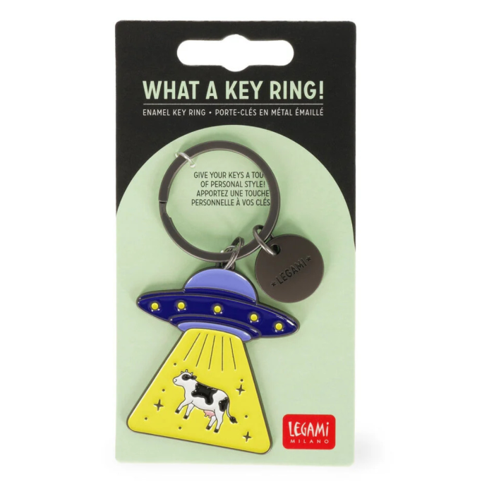 Legami, Portachiavi in Metallo Smaltato, Space, What a Key Ring!