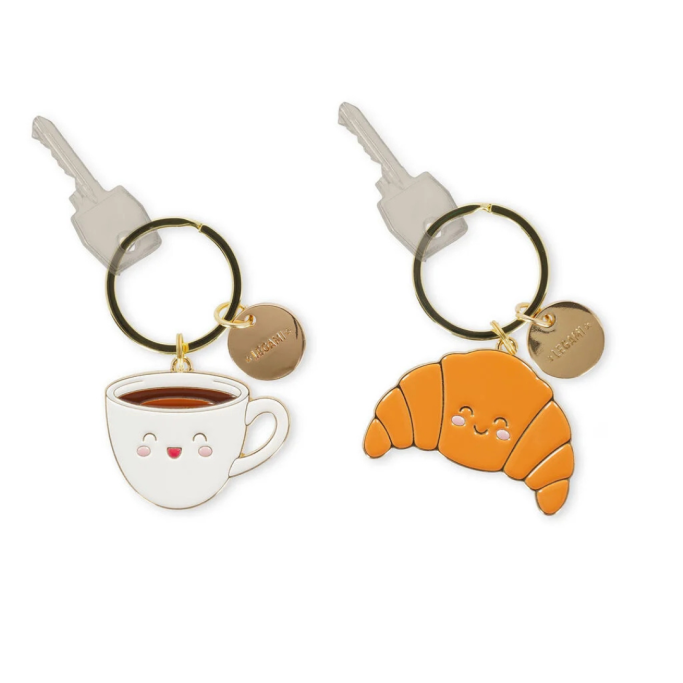 Legami, Portachiavi in Metallo Smaltato, Breakfast, What a Key Ring!