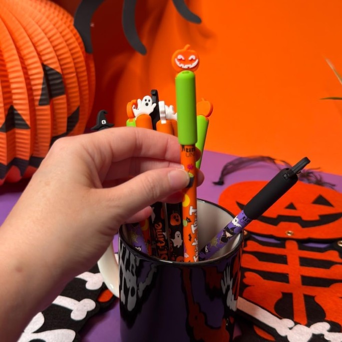 Tinta Unita 3 Penne Cancellabili Halloween