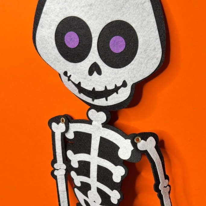 Tinta Unita,Set 2 Pezzi Decorazioni Halloween in Feltro da Appendere, 50 cm