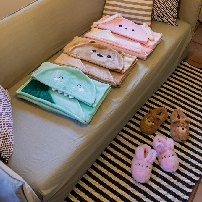 Legami, Coperta con Cappuccio Cosy Hugs! Tema Bunny