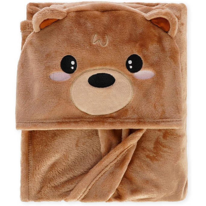 Legami, Coperta con Cappuccio Cosy Hugs! Tema Teddy Bear