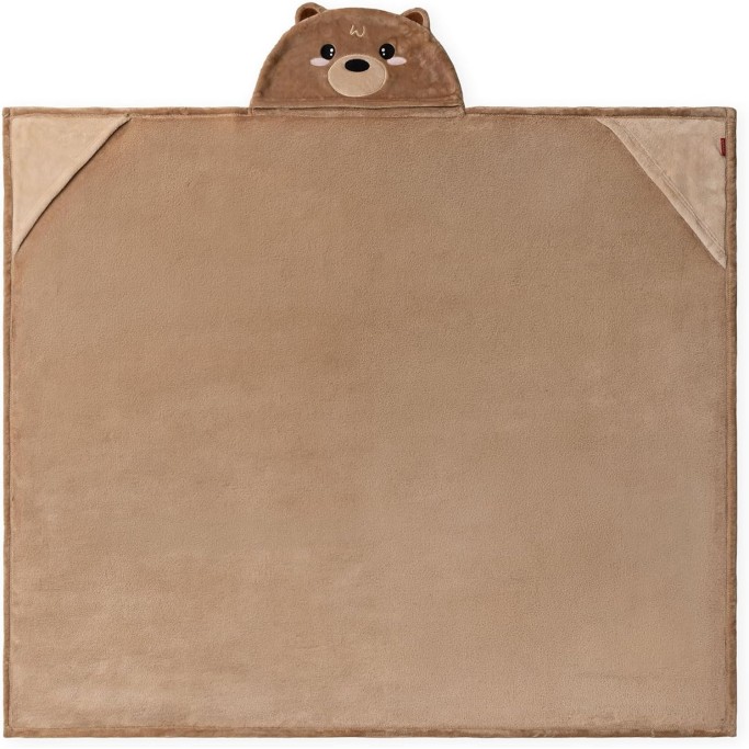 Legami, Coperta con Cappuccio Cosy Hugs! Tema Teddy Bear