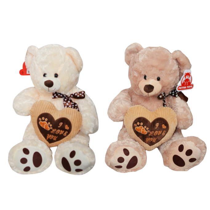 Peluches, Orso Jamie con cuore cm.80