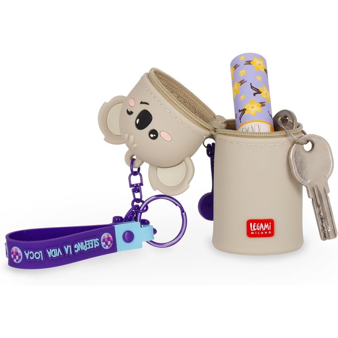 Legami, Portamonete con Portachiavi Mini Kawaii Koala