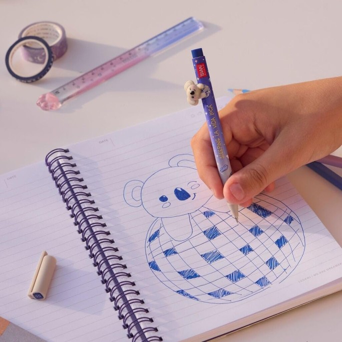 Legami, Penna a Sfera a Scatto Koala "Sleeping la Vida Loca"  Free Hugs