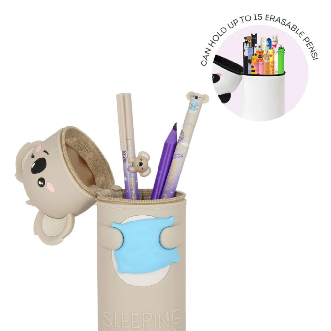 Legami, Astuccio Kawaii 2-in-1 in Silicone Koala "Sleeping la Vida Loca"