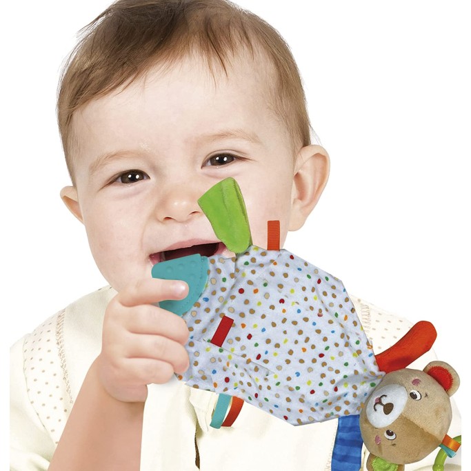 Clementoni, Lovely Bear Comforter-Doudou