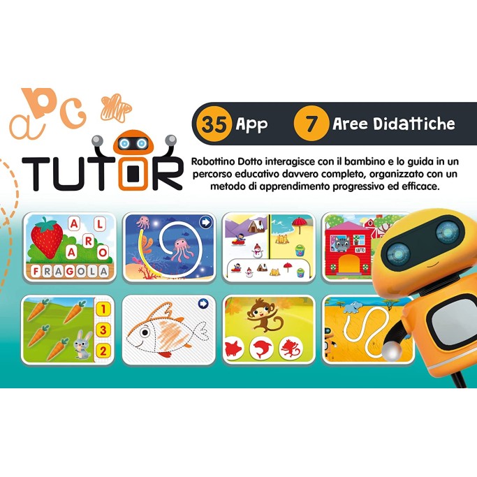 Lisciani-Mio Tab 10" Tutor XL 2022, Bambini 3-8 Anni