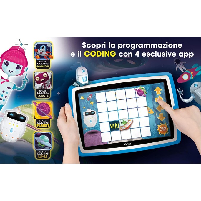 Lisciani-Mio Tab STEM Coding XL 2022, Bambini da 6 Anni