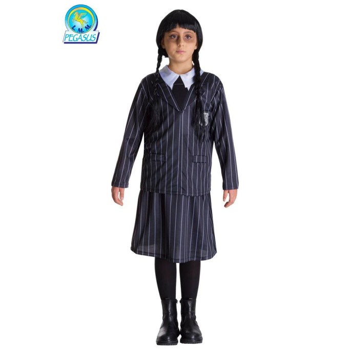 Costume di Carnevale Da School Girl Horror Mercoledì