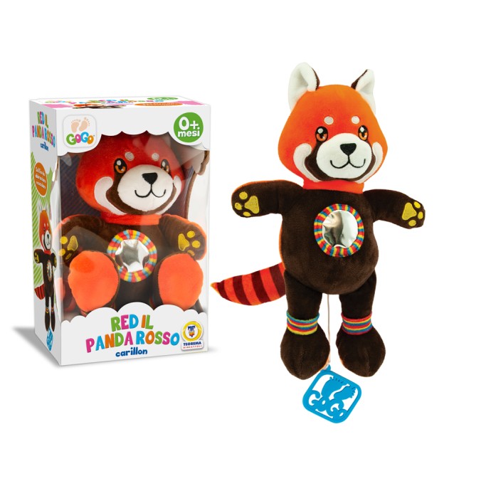 CARILLON RED IL PANDA ROSSO 20 CM