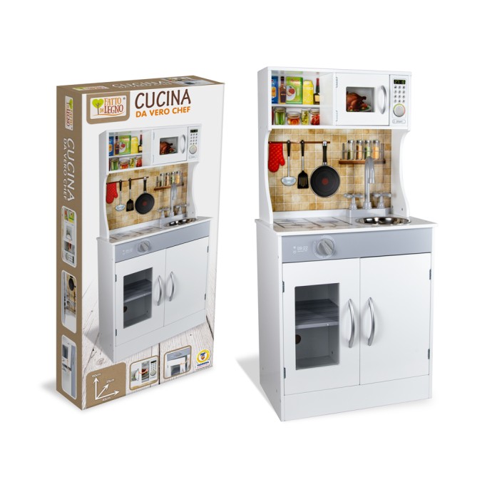 CUCINA IN LEGNO H. 90CM