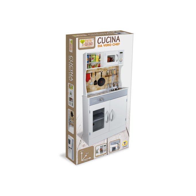 CUCINA IN LEGNO H. 90CM