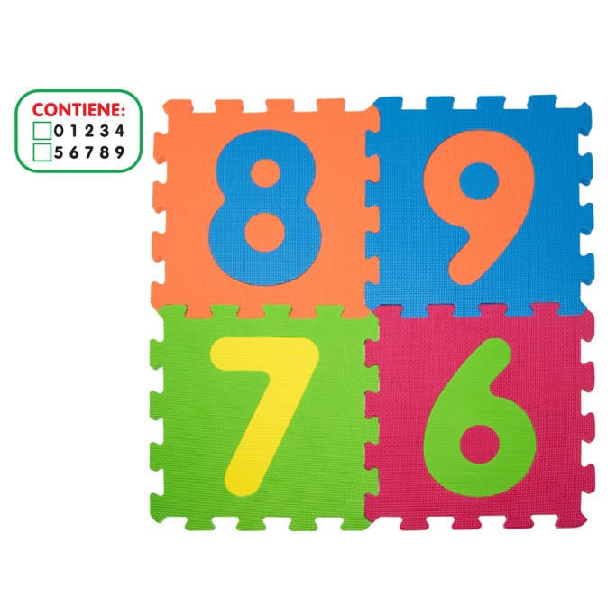 TAPPETINI NUMERI 5 PZ