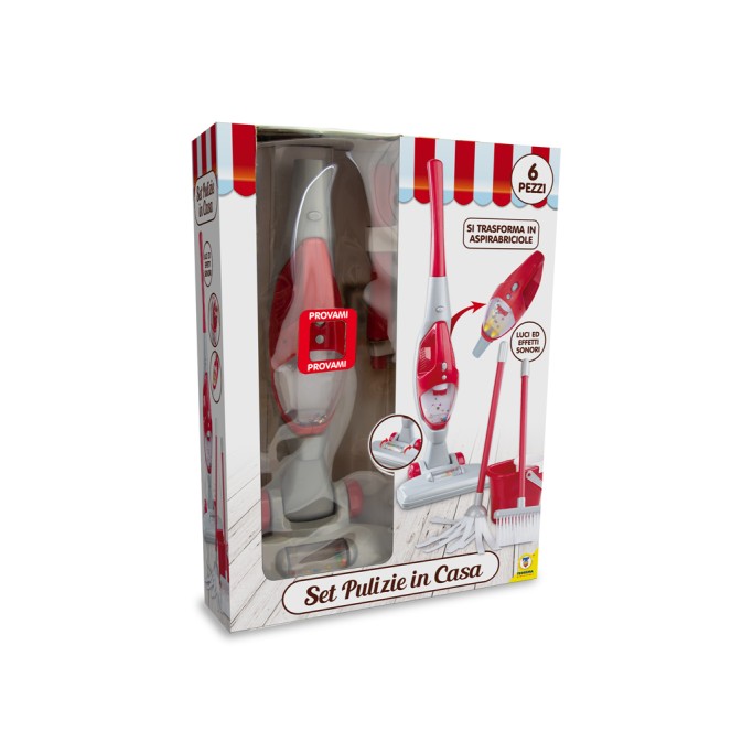 SET PULIZIE SCOPA ELETTRICA FUNZIONI REALI