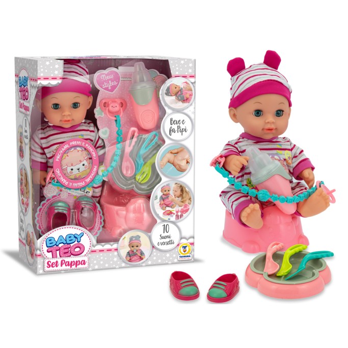 BABY TEO  SET PAPPA BAMBOLOTTO CON VOCE