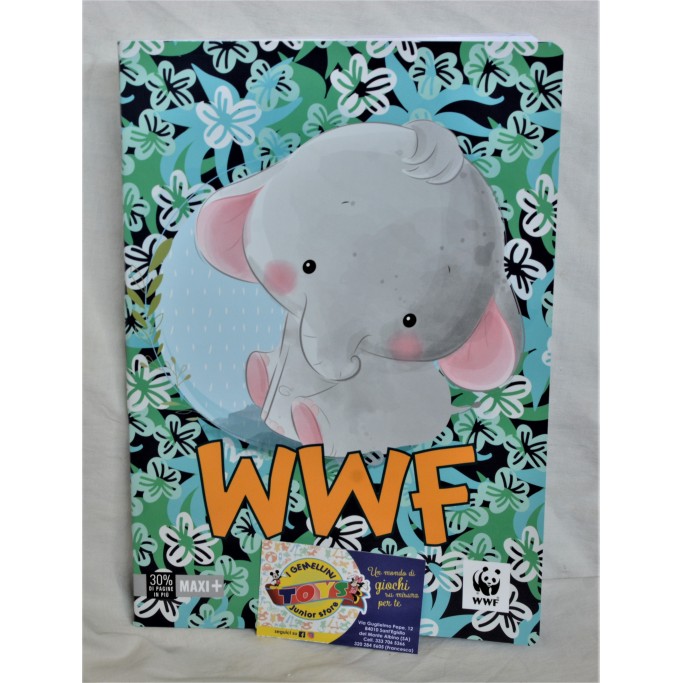 Quaderno maxi gr.100 WWF