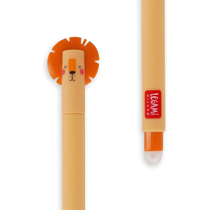 Legami, Penna Gel Cancellabile, Tema Lion