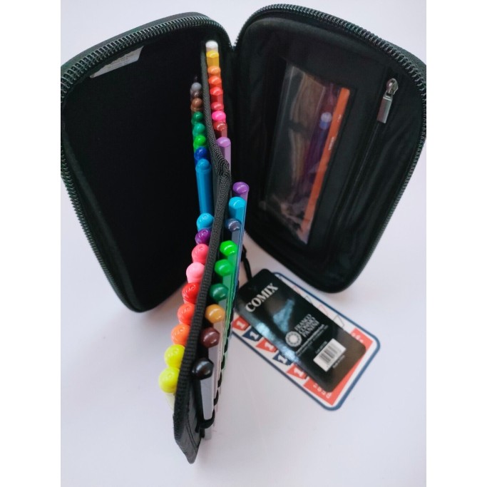 Astuccio Scuola Comix Shimmer Completo Maxi Zip