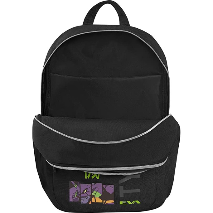 ZAINO ORGANIZZATO 3 ZIP URBAN BACKPACK COMIX ANIME EVANGELION ZAINO SCUOLA