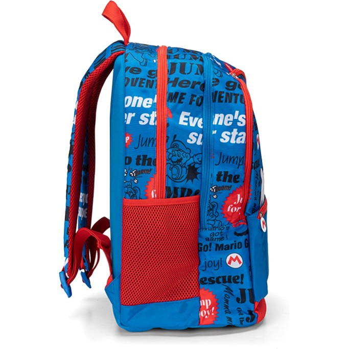 ZAINO SCUOLA MEDIA, ELEMENTARE Super Mario