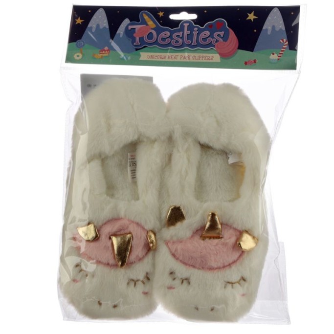 PANTOFOLE RISCALDABILI UNICORNO (TAGLIA UNICA)