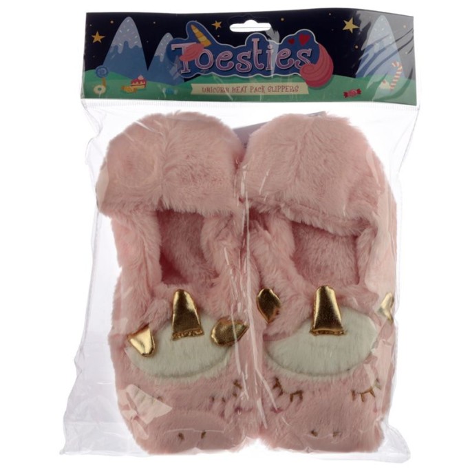 PANTOFOLE RISCALDABILI UNICORNO (TAGLIA UNICA)
