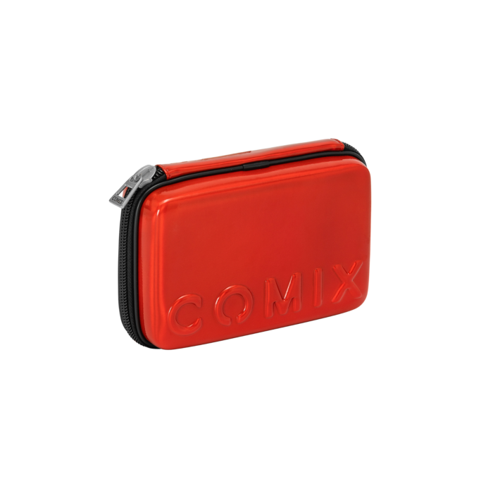 COMIX ASTUCCIO RIGIDO COMPLETO MAXI ZIP, rosso