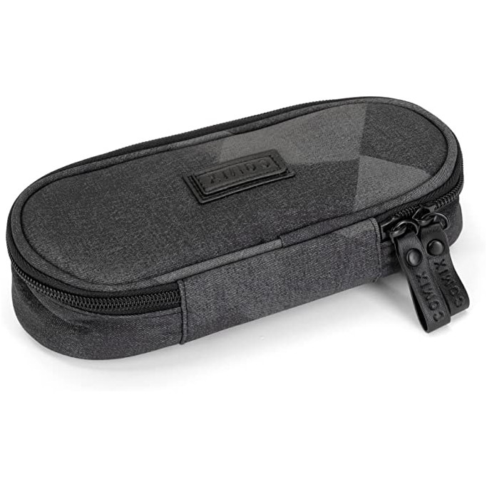 Astuccio Ovale Organizzato Cool Black Comix Special, nero