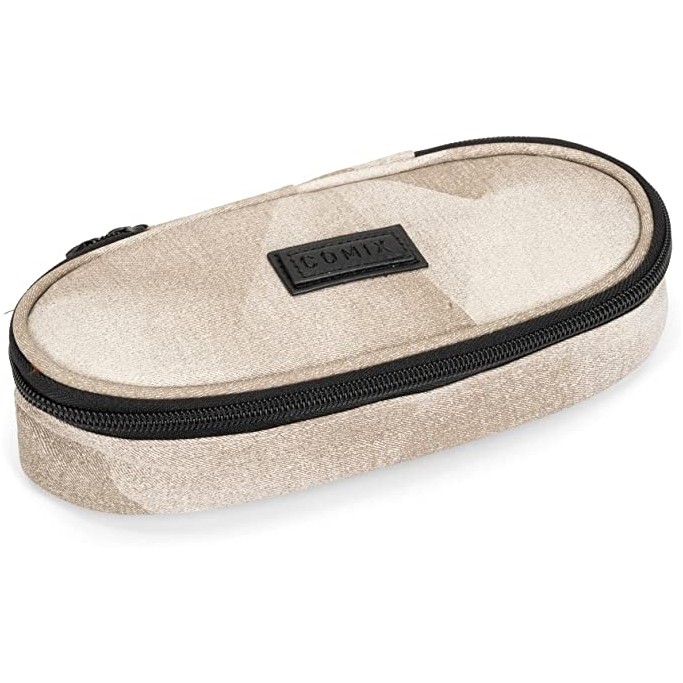 Astuccio Ovale Organizzato Cool Beige Comix Special, beige