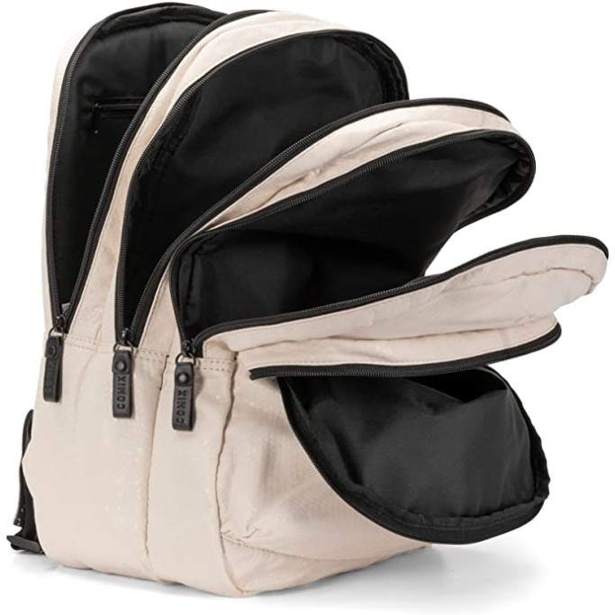 Zaino scuola Organizzato Python Off White Comix Special, bianco