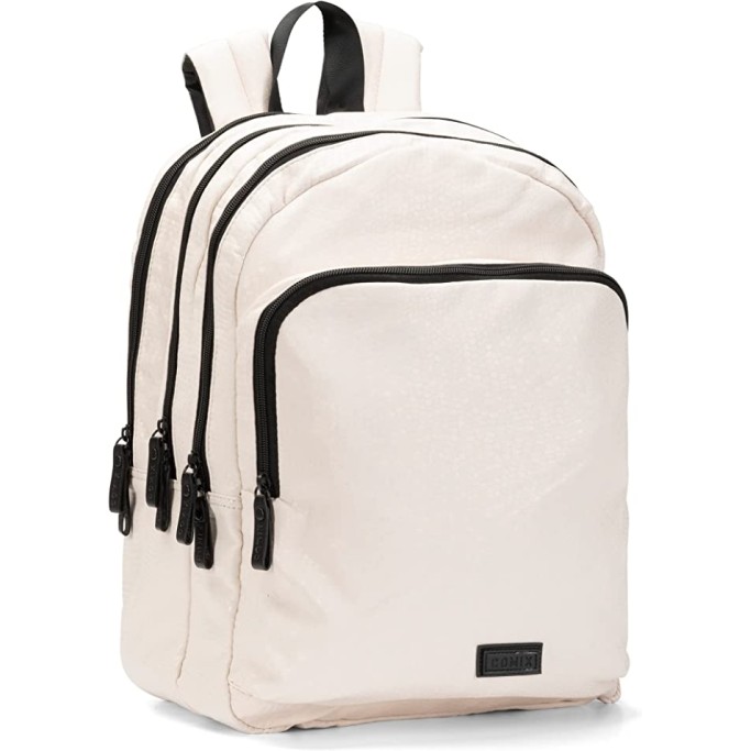 Zaino scuola Organizzato Python Off White Comix Special, bianco