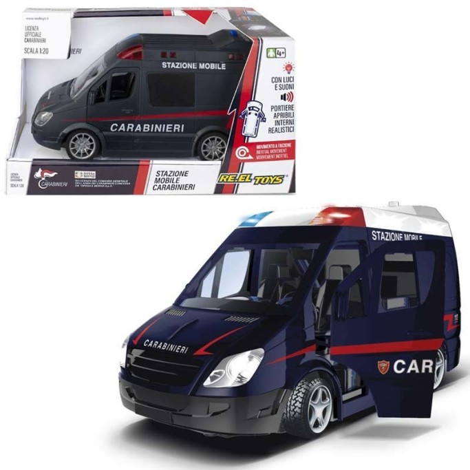 CAMIONETTA CARABINIERI A FRIZIONE LUCI E SUONI