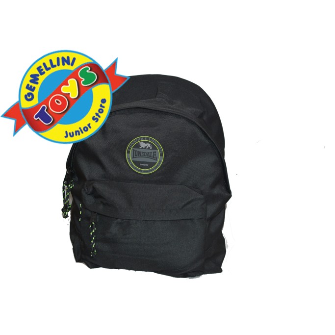 ZAINO AMERICANO LONSDALE BLACK, NERO