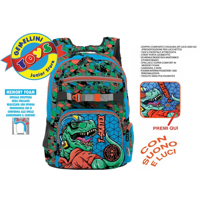 Zaino Ovale Organizzato Heavy Weighter T-Skatex