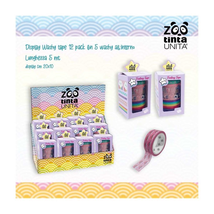 Tinta Unita, set 5 nastri adesivi per decorare tutti i tuoi accessori