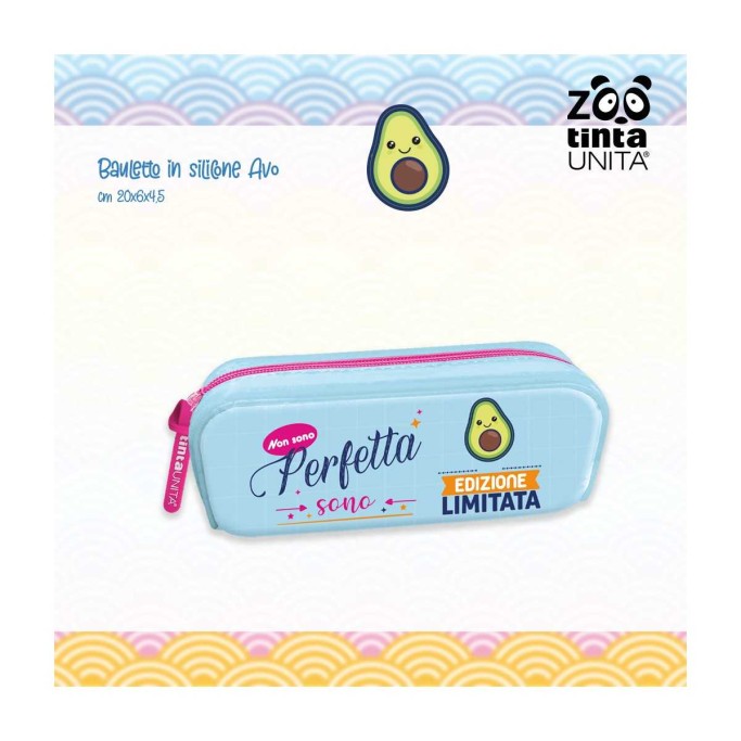 Tinta Unita Zoo Borsellino Bauletto in silicon zip