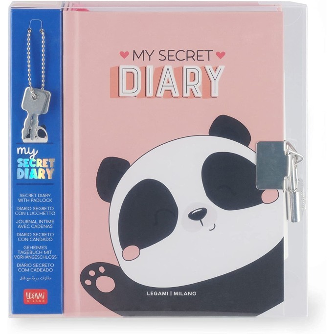 Legami, Diario segreto con Lucchetto Panda