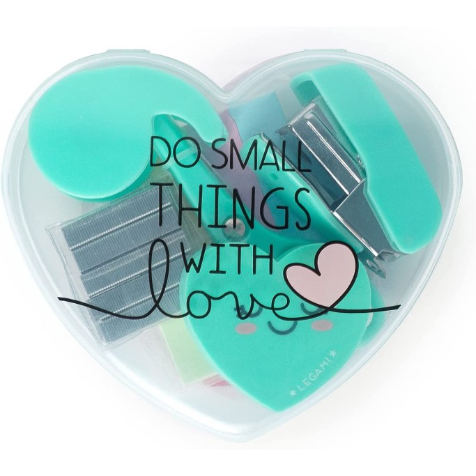 Legami, Mini Set di Cancelleria, 6 Accessori in Formato Mini