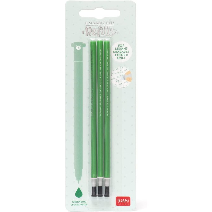 Legami, REFILL PER PENNA GEL CANCELLABILE  VERDE