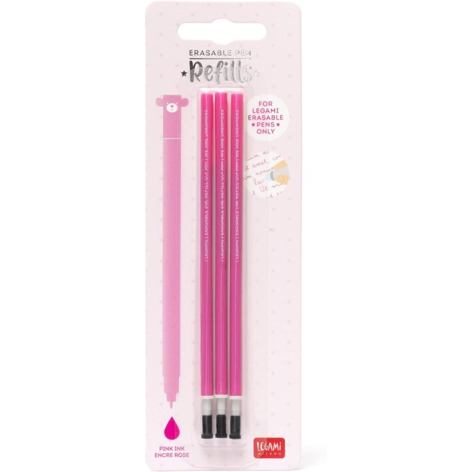 Legami, REFILL PER PENNA GEL CANCELLABILE ROSA
